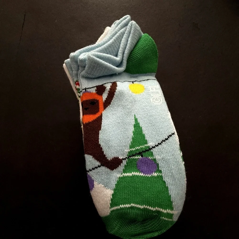 New Star Wars x Disney Socks Kids 6 Pack Ankle Xmas Novelty Print Shoe Sz 10 - 4
